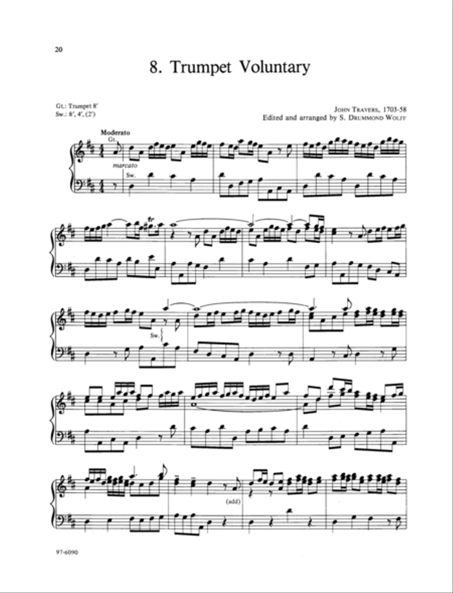 Baroque Music for Manuals, Vol. V Organ scores gallery preview page 9