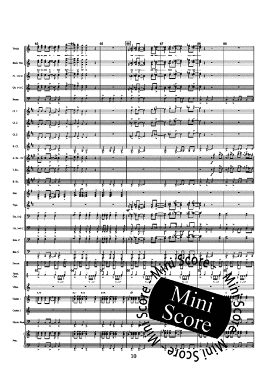 Don't Answer me Don't Answer me Concert Band scores gallery preview page 17