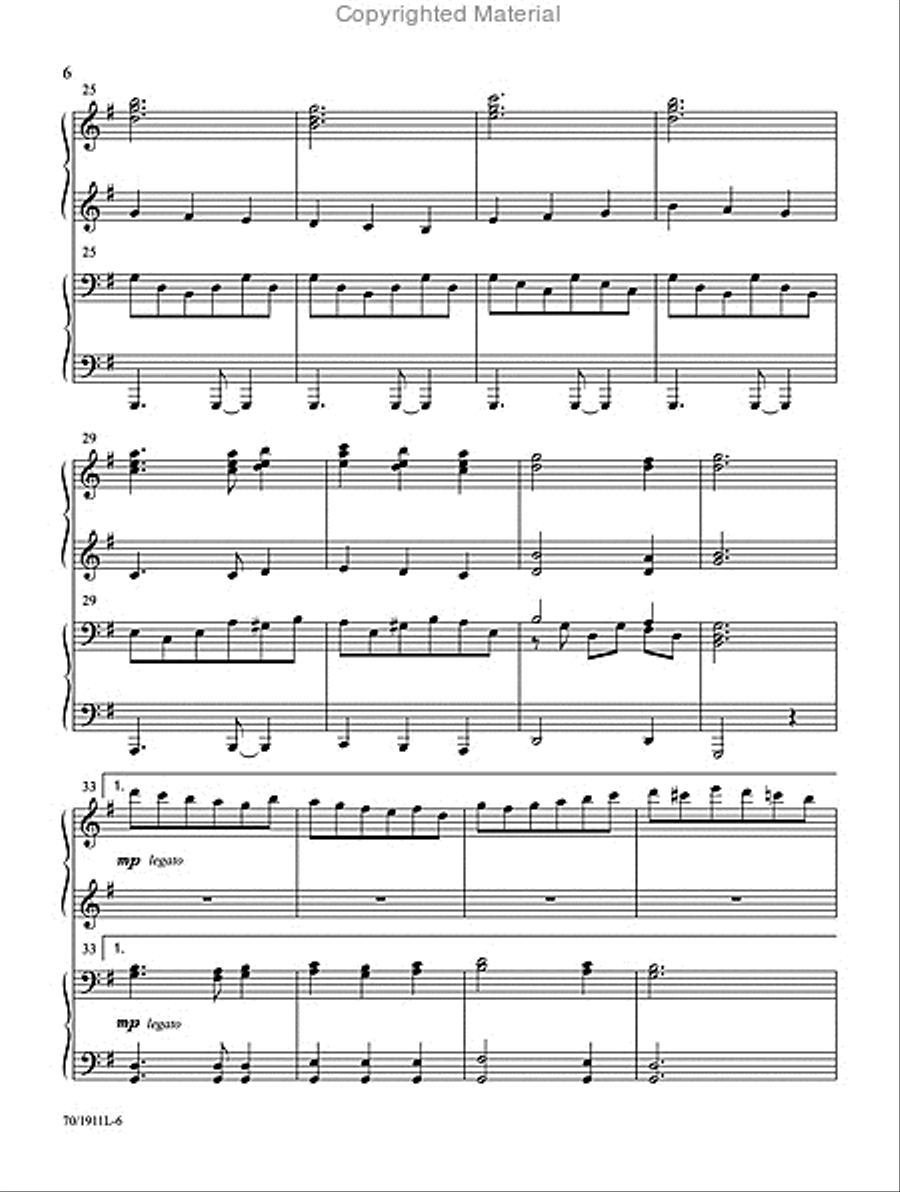 Give Me That Old-Time Religion Piano Duet scores gallery preview page 4