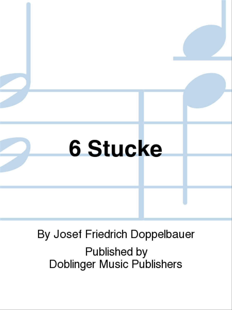 6 Stucke Flute scores gallery preview page 1