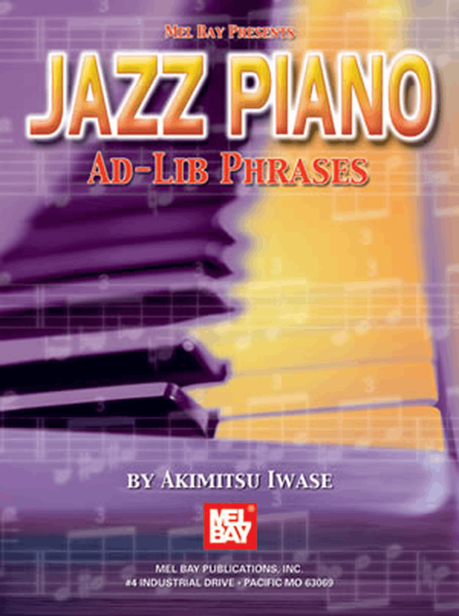 Jazz Piano Ad-Lib Phrases Piano Method - Sheet Music