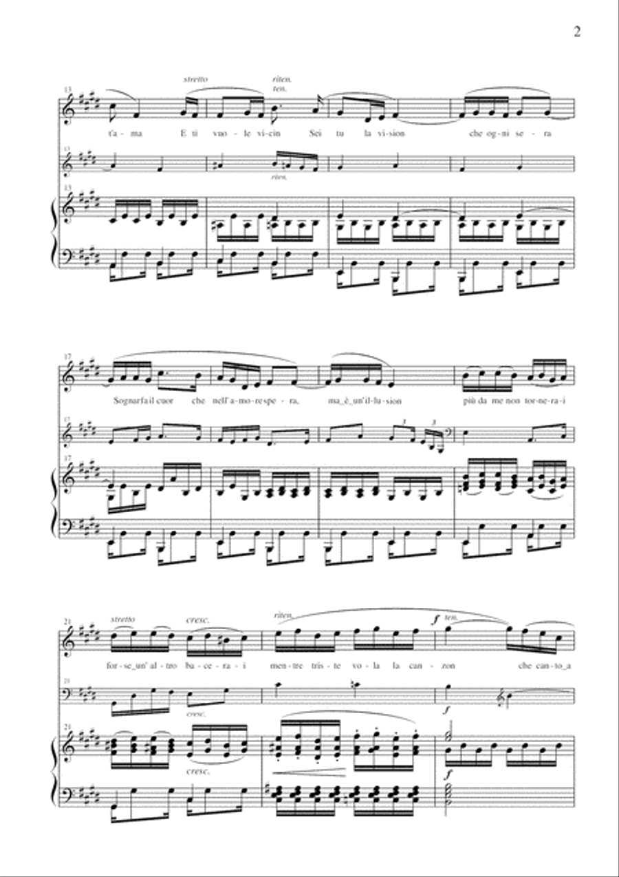 Chopin Etude op.10-3 for Trio (Soprano, Cello & Piano) arr. by Naoko Hayakawa Small Ensemble scores gallery preview page 3