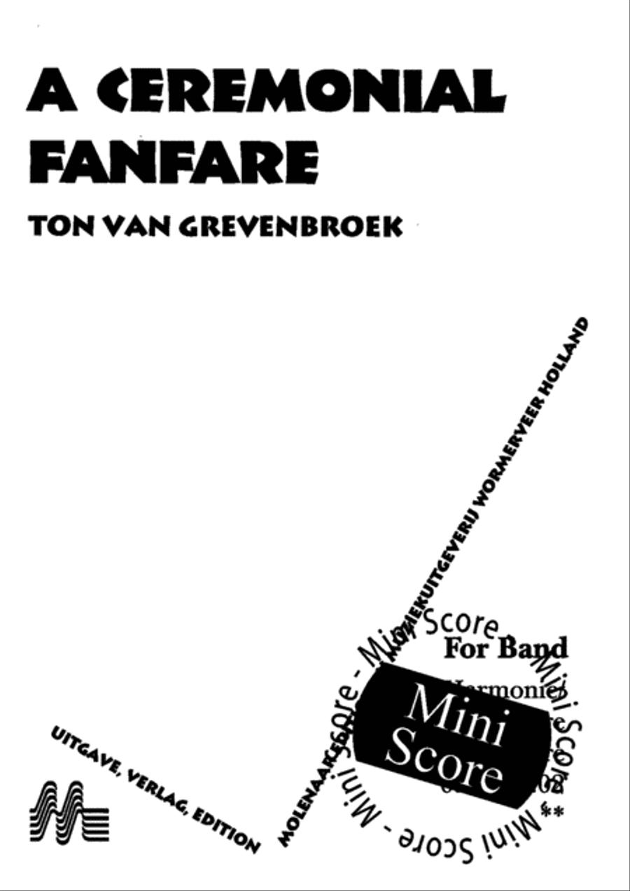A Ceremonial Fanfare Concert Band scores gallery preview page 3