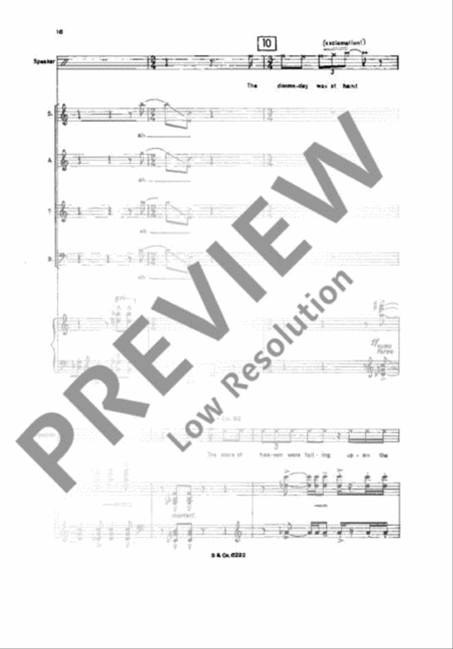 Three Fragments Three Fragments Mixed Choir scores gallery preview page 19