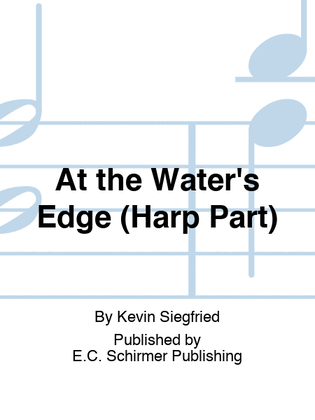 Book cover for At the Water's Edge (Harp Part)