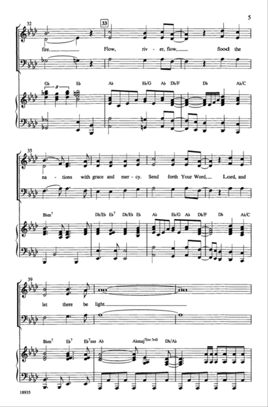 Shine, Jesus, Shine Shine, Jesus, Shine 3-Part scores gallery preview page 5