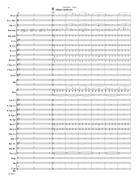 Concertino for Bassoon & Concert Band - Set image number null