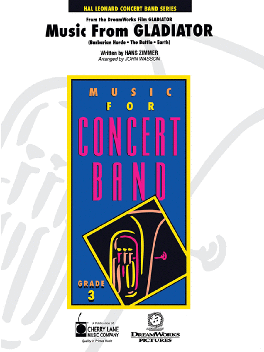 Music from Gladiator Concert Band scores gallery preview page 1
