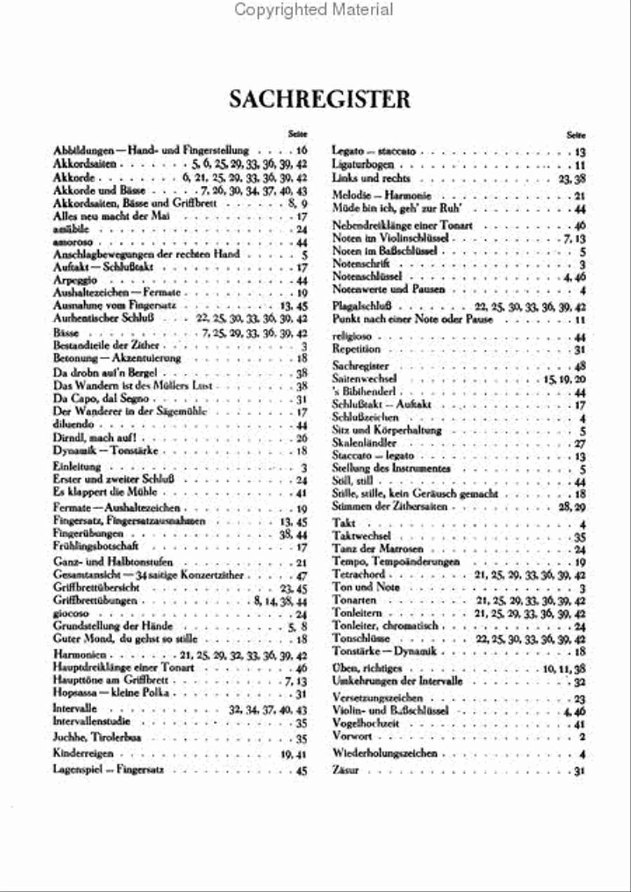 Zitherschule 1 Zitherschule 1 Zither scores gallery preview page 2