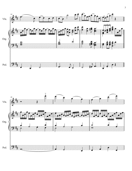 Romance No. 7 for Violin and Organ