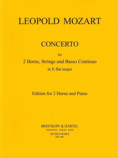 Concerto in Es fur 2 Horner
