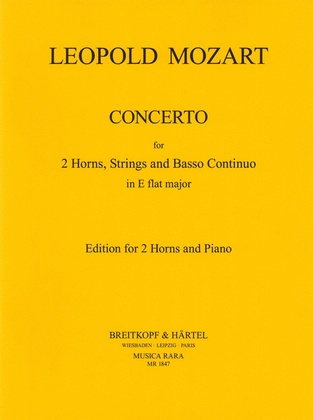 Book cover for Concerto in Eb major