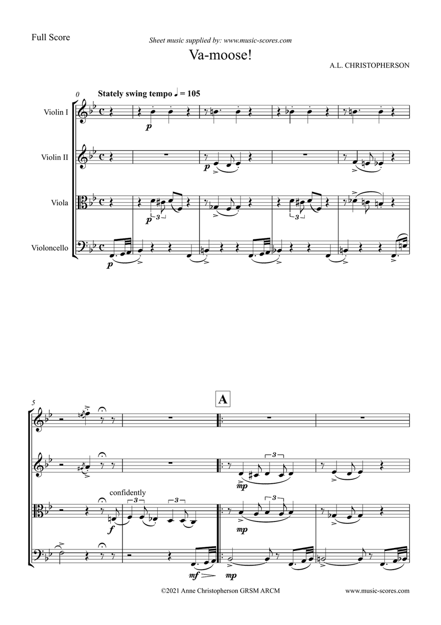 Va-Moose! - String Quartet