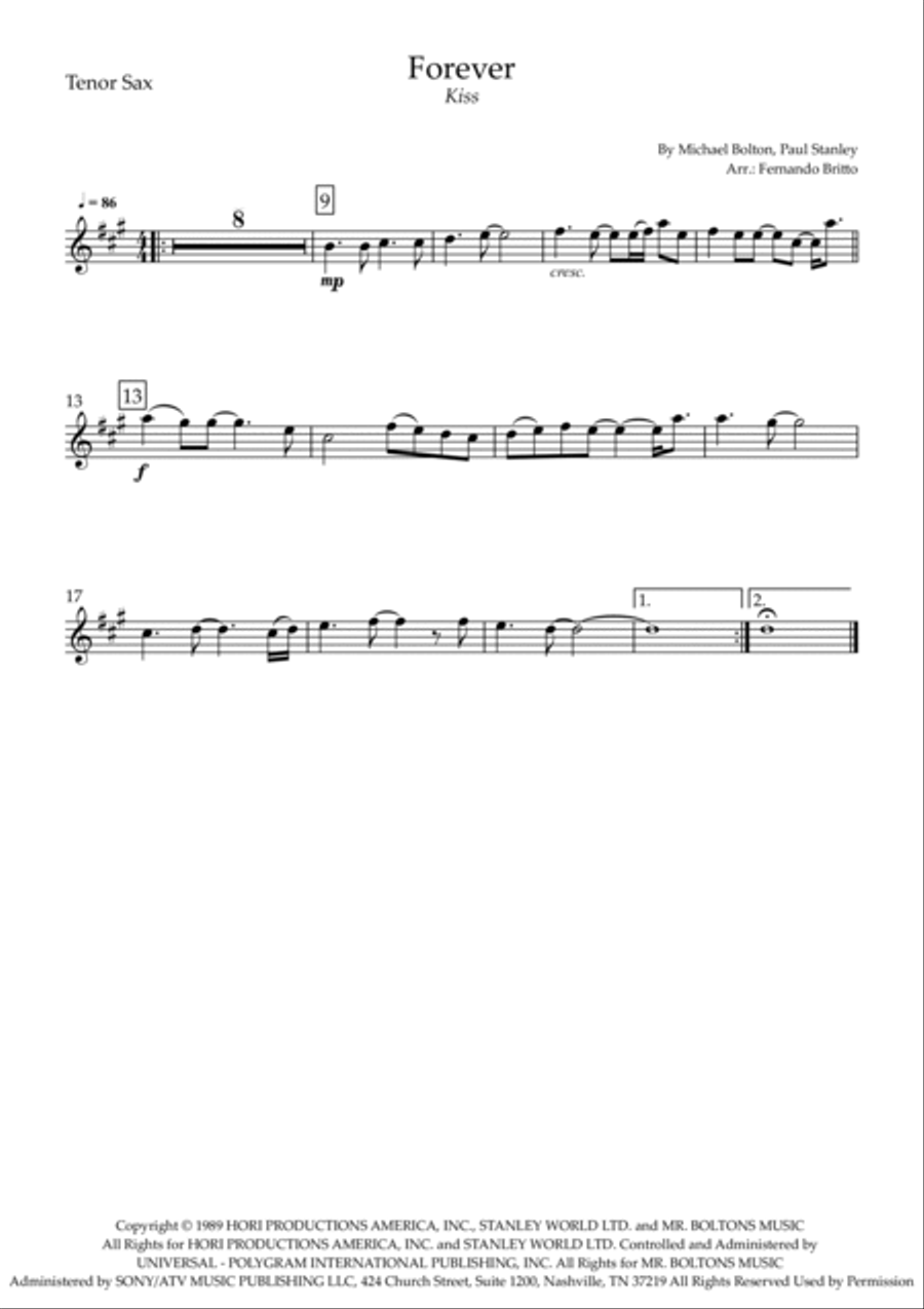Forever Forever Large Ensemble scores gallery preview page 4