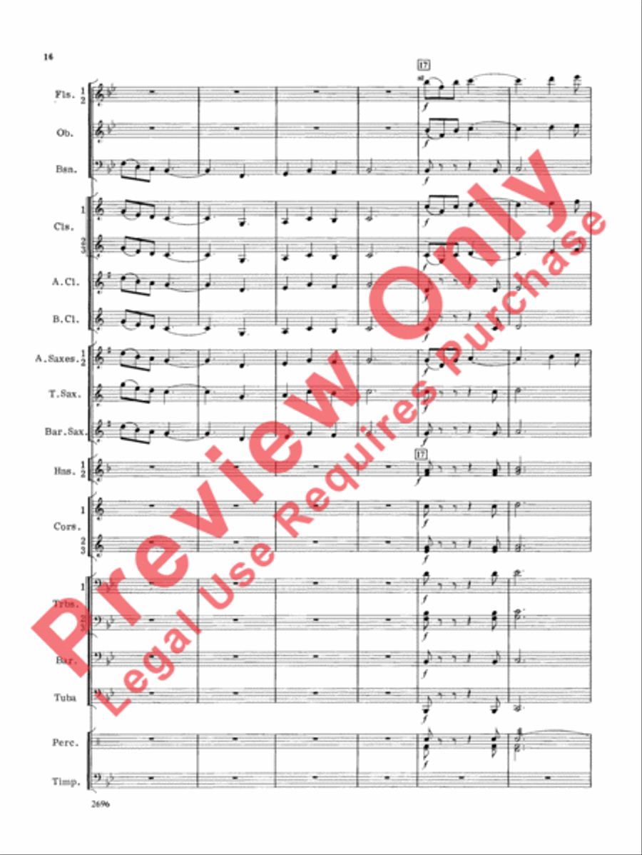 Hudson River Suite Hudson River Suite Concert Band scores gallery preview page 17