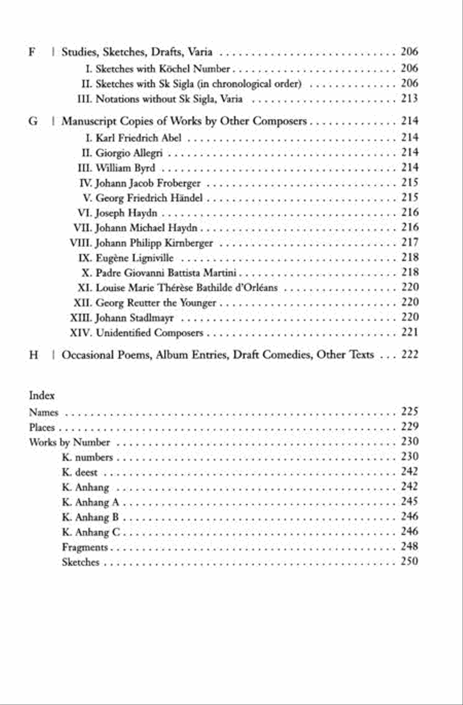 Mozart - Catalogue of his Works School and Community scores gallery preview page 4
