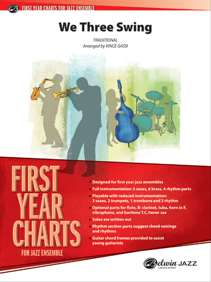 We Three Swing We Three Swing Jazz Ensemble scores gallery preview page 1