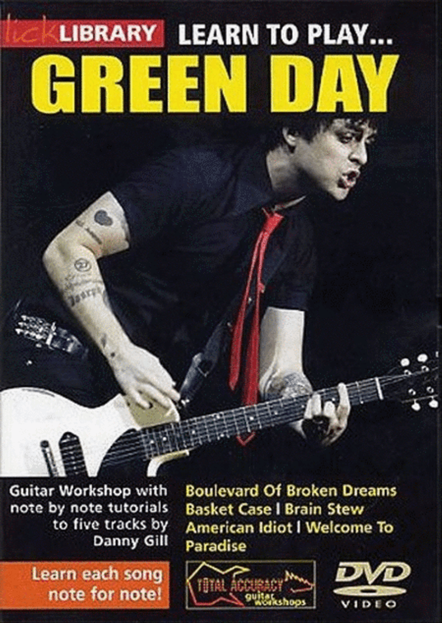 Learn To Play Green Day Dvd CD scores gallery preview page 1
