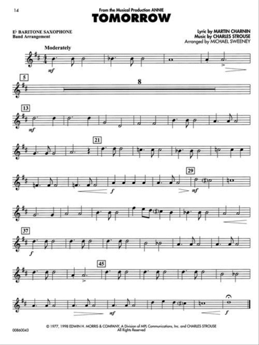 <br>Sheet music extract