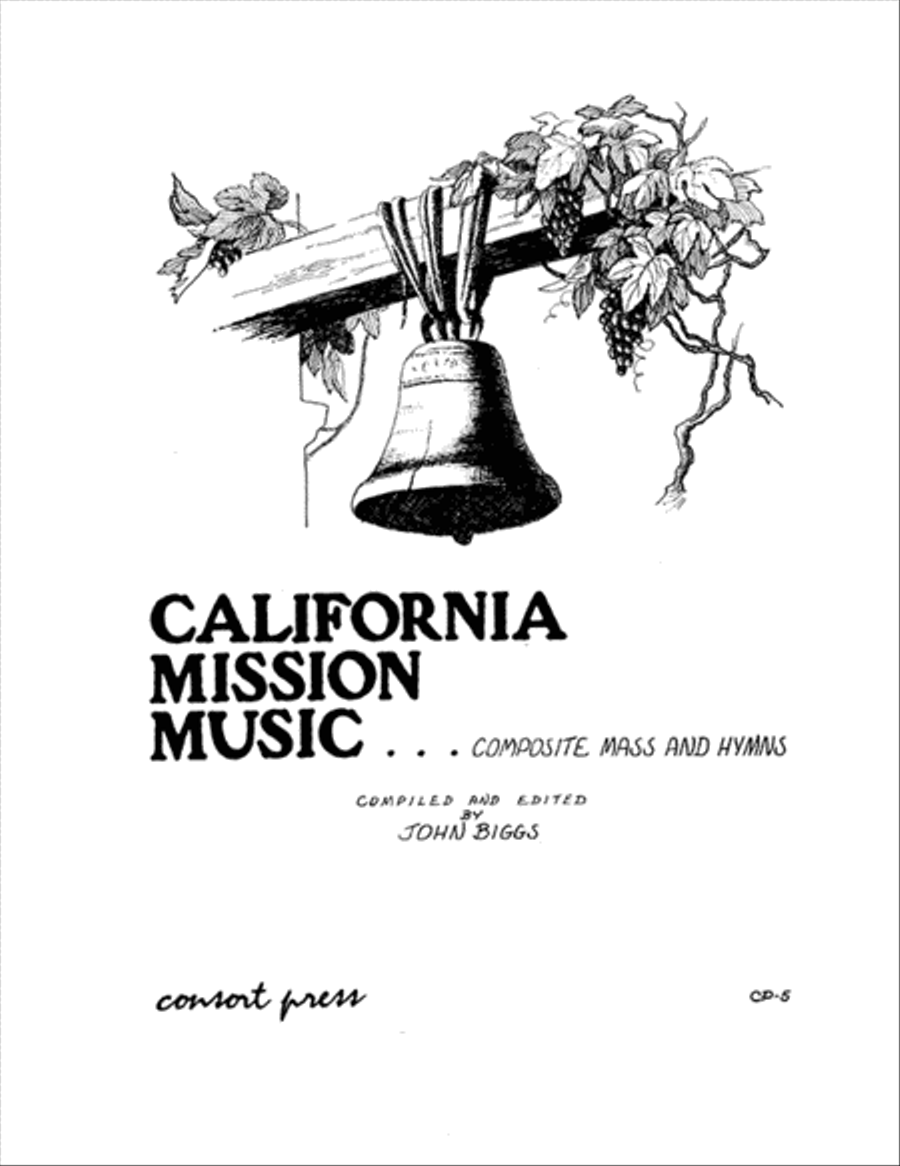 California Mission Music (Instrumental Parts) Choir scores gallery preview page 1