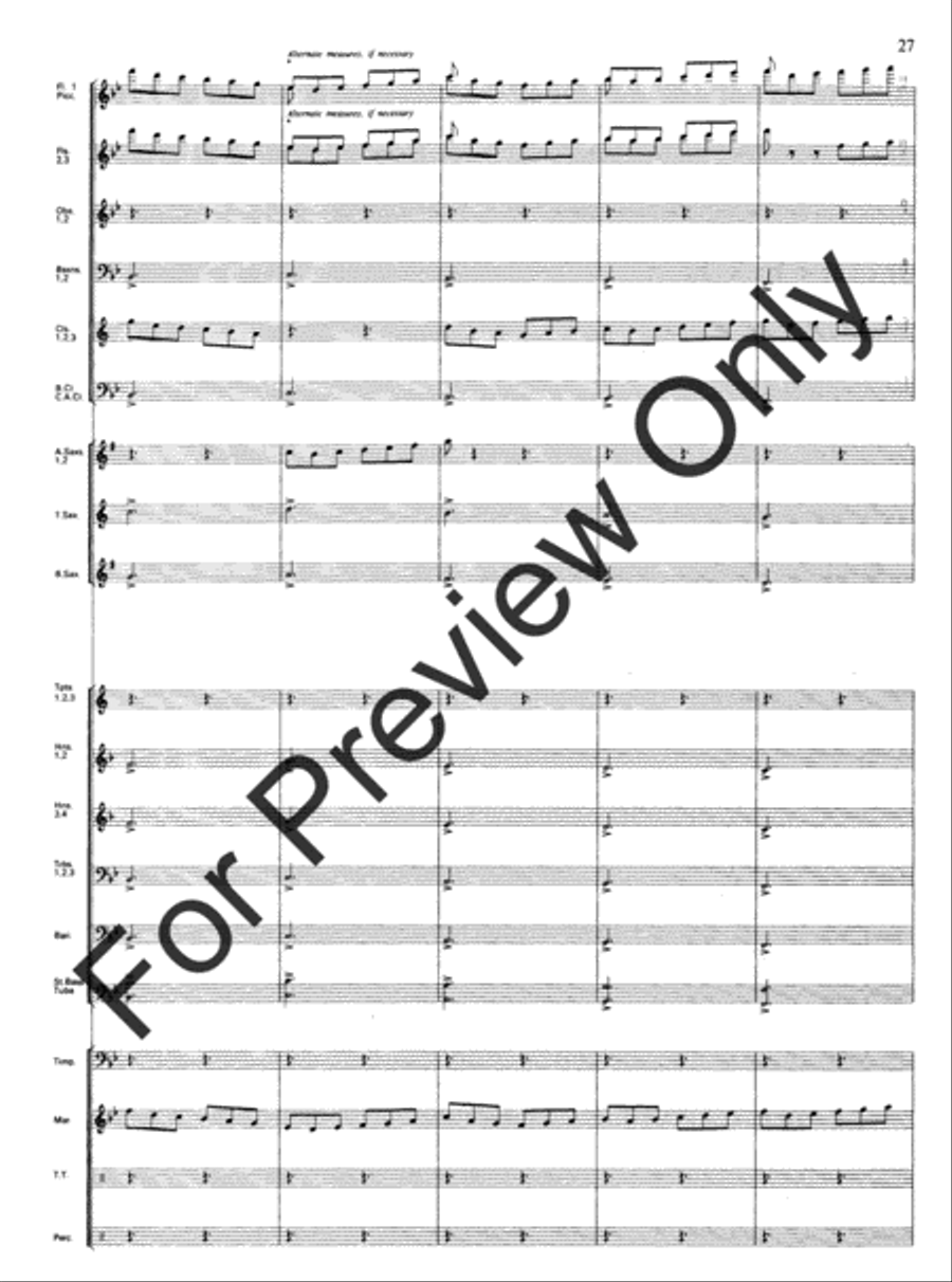 Emmanuel Variants Concert Band scores gallery preview page 29