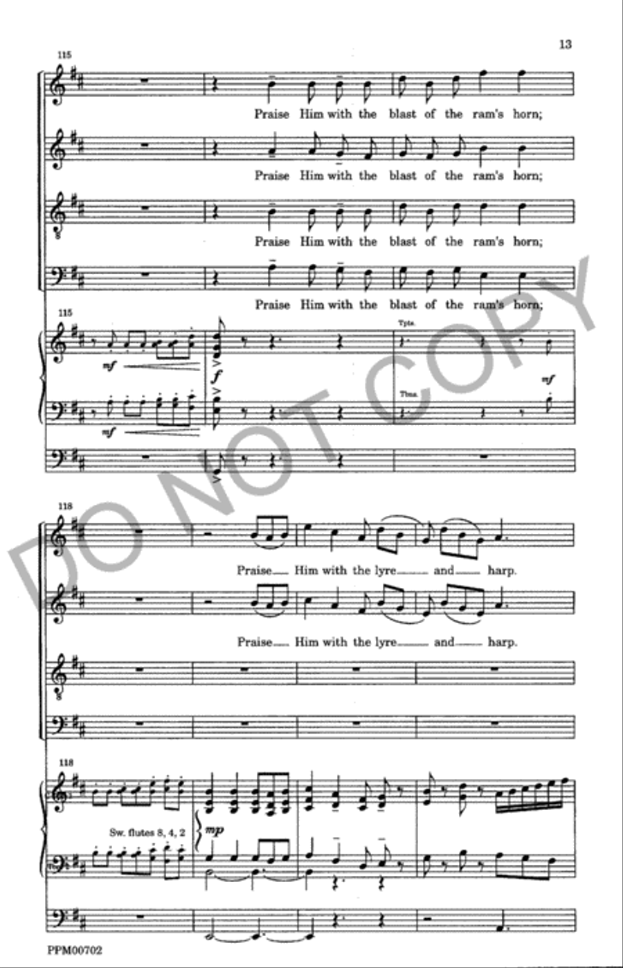 Alleluia! Christ is Risen 4-Part scores gallery preview page 14