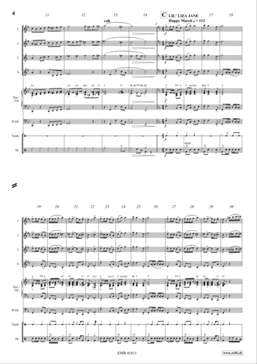 Fascinatin' Gospels Fascinatin' Gospels Saxophone scores gallery preview page 4