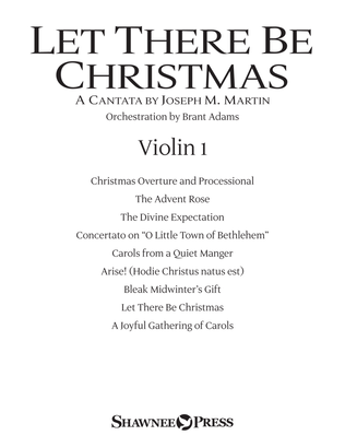 Let There Be Christmas Orchestration - Violin 1