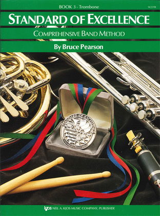 Book cover for Standard of Excellence Book 3, Trombone