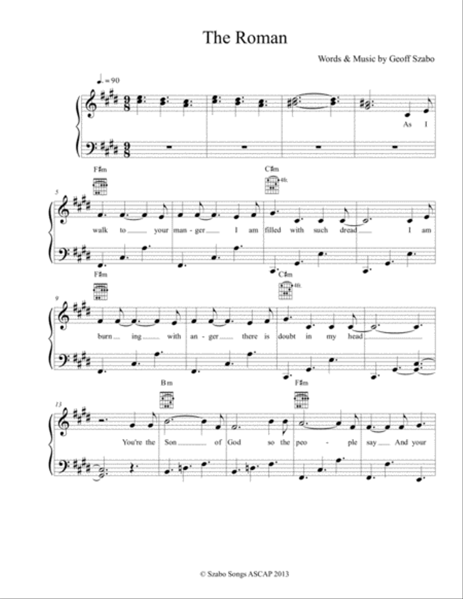 The Roman Voice scores gallery preview page 1