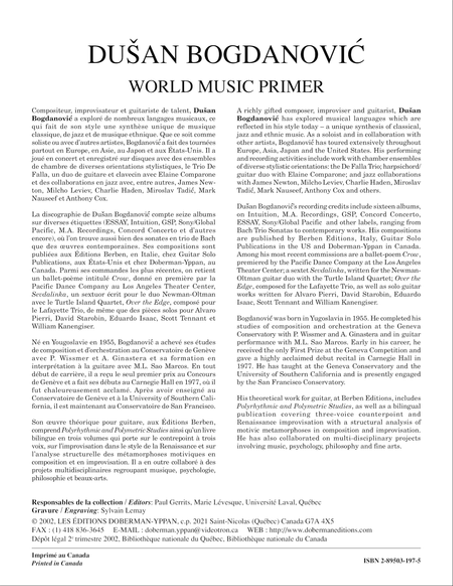 World Music Primer World Music Primer Guitar Ensemble scores gallery preview page 1