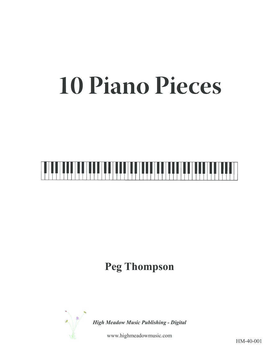Ten Piano Pieces Ten Piano Pieces Piano Method scores gallery preview page 1