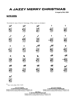 Jazzy Merry Christmas: Guitar Chords