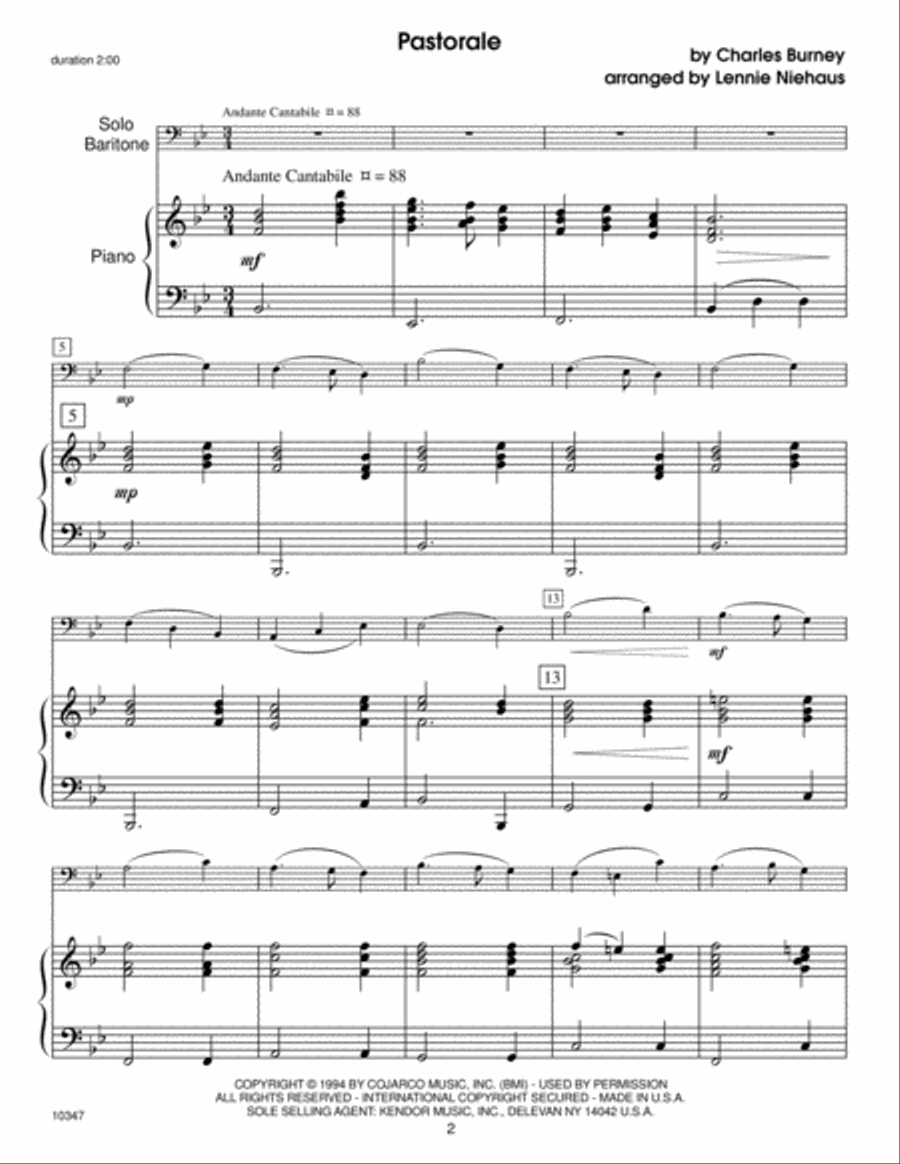 Kendor Recital Solos - Baritone B.C. - Solo Book with audio Baritone Horn BC scores gallery preview page 2