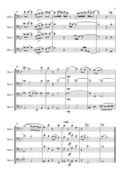 Apres Vous - Bassoon Quartet image number null