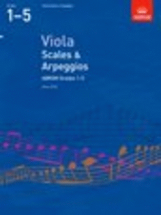 Book cover for Viola Scales & Arpeggios, ABRSM Grades 1-5