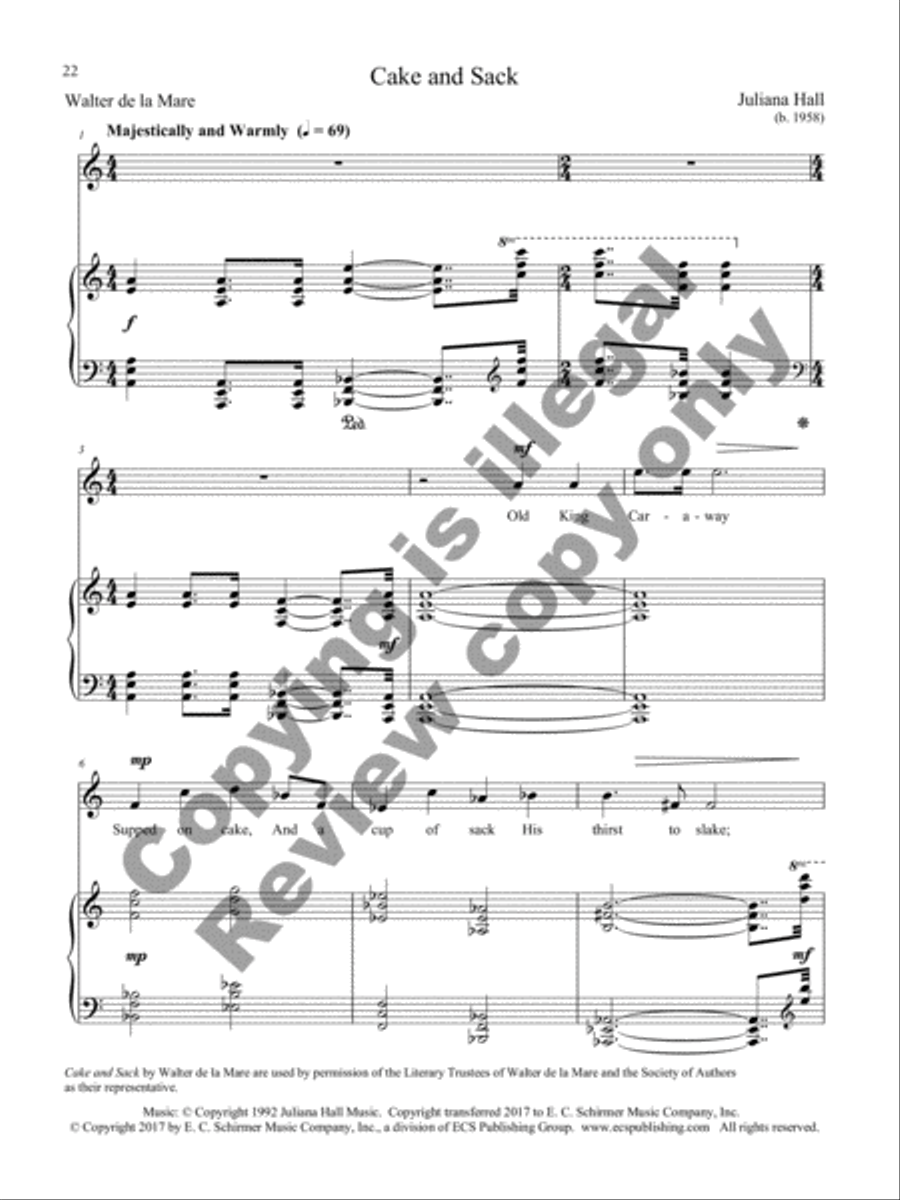 Peacock Pie Tenor Voice scores gallery preview page 9