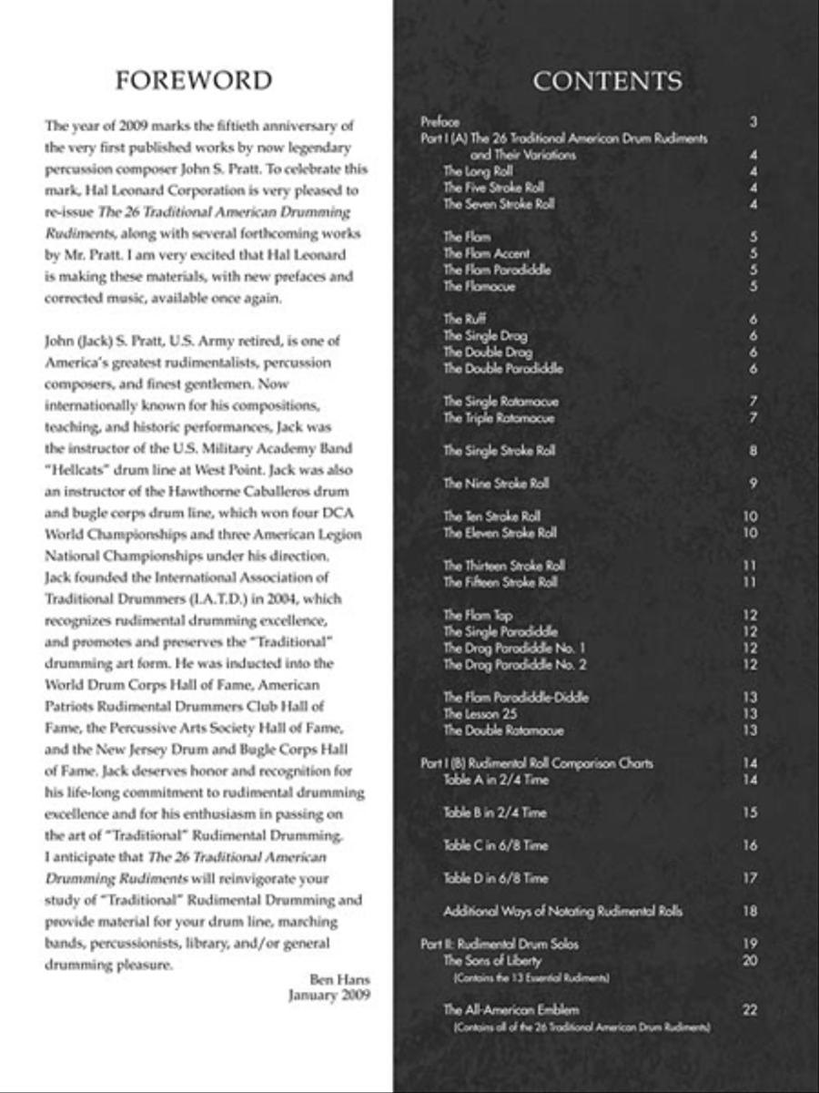 The 26 Traditional American Drumming Rudiments Snare Drum scores gallery preview page 3