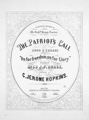 The Patriot's Call. Song & Chorus