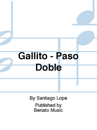Book cover for Gallito - Paso Doble