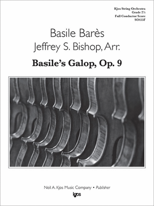 Basile's Galop, Op. 9 - Score