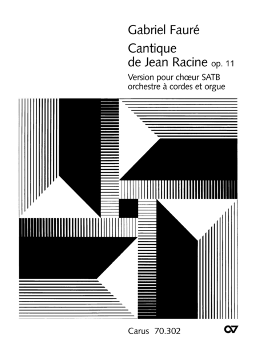 Cantique de Jean Racine (Lobgesang des Jean Racine) 4-Part scores gallery preview page 2