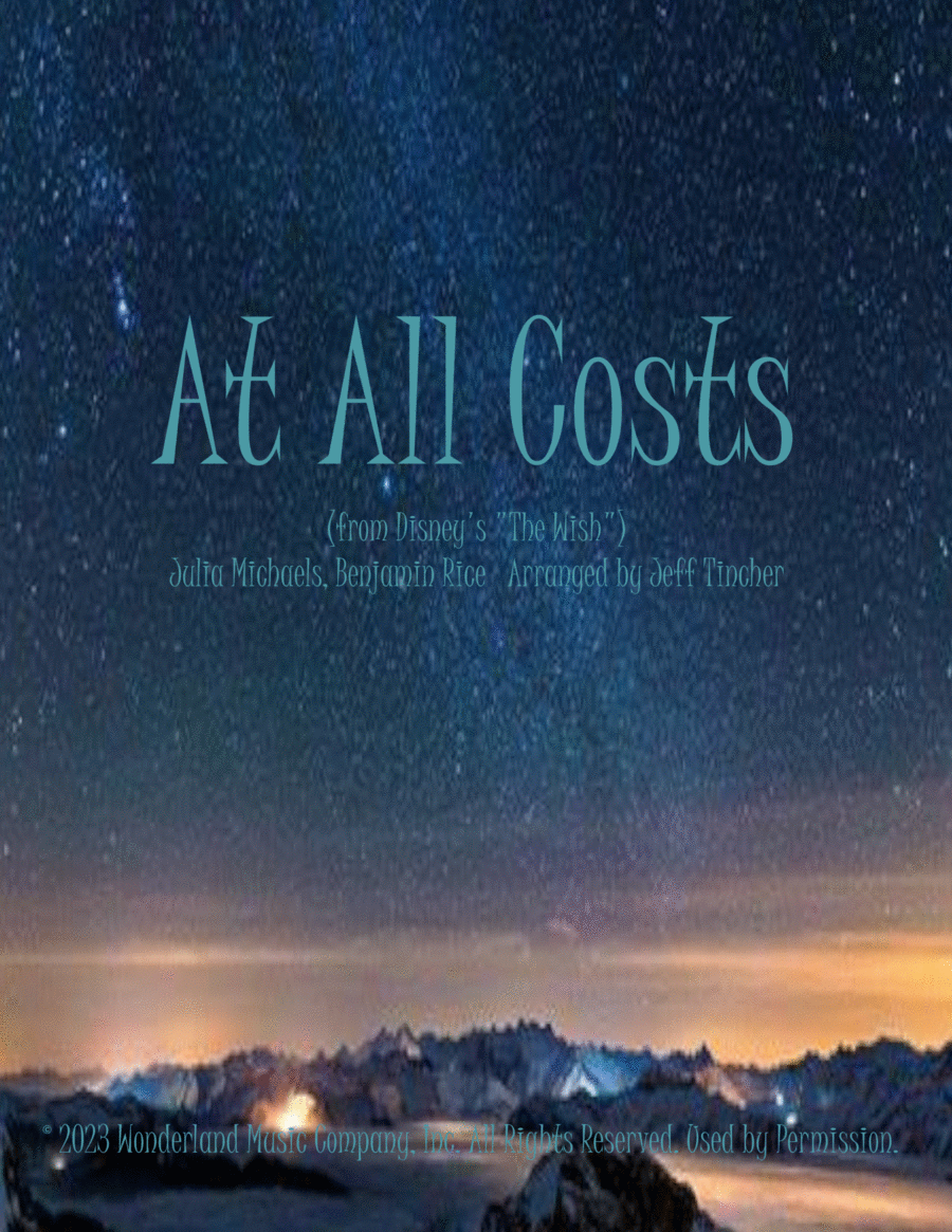 At All Costs Piano, Vocal, Guitar scores gallery preview page 1