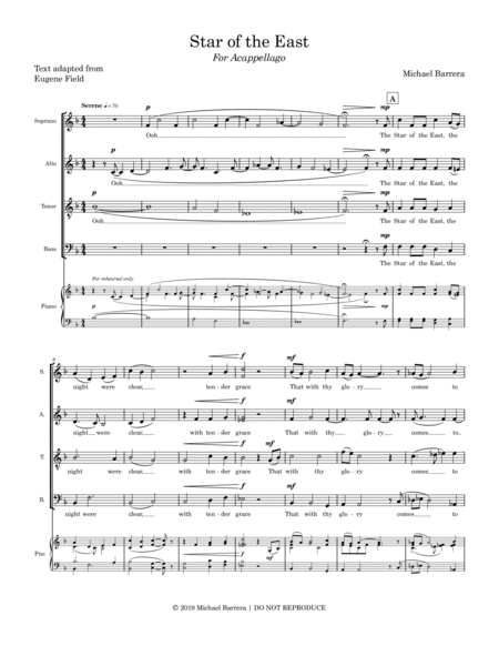 Star of the East | SATB image number null
