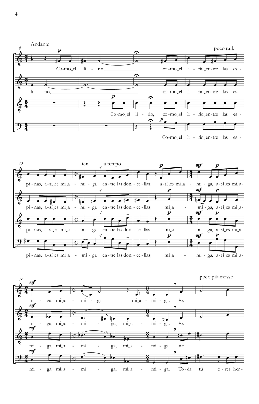 Tres cantos de Salomon Divisi scores gallery preview page 4