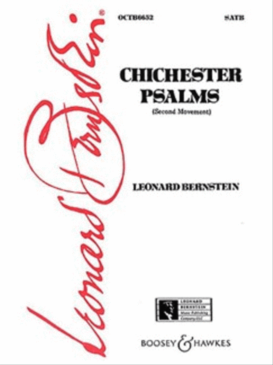 Chichester Psalms Chichester Psalms 4-Part scores gallery preview page 1