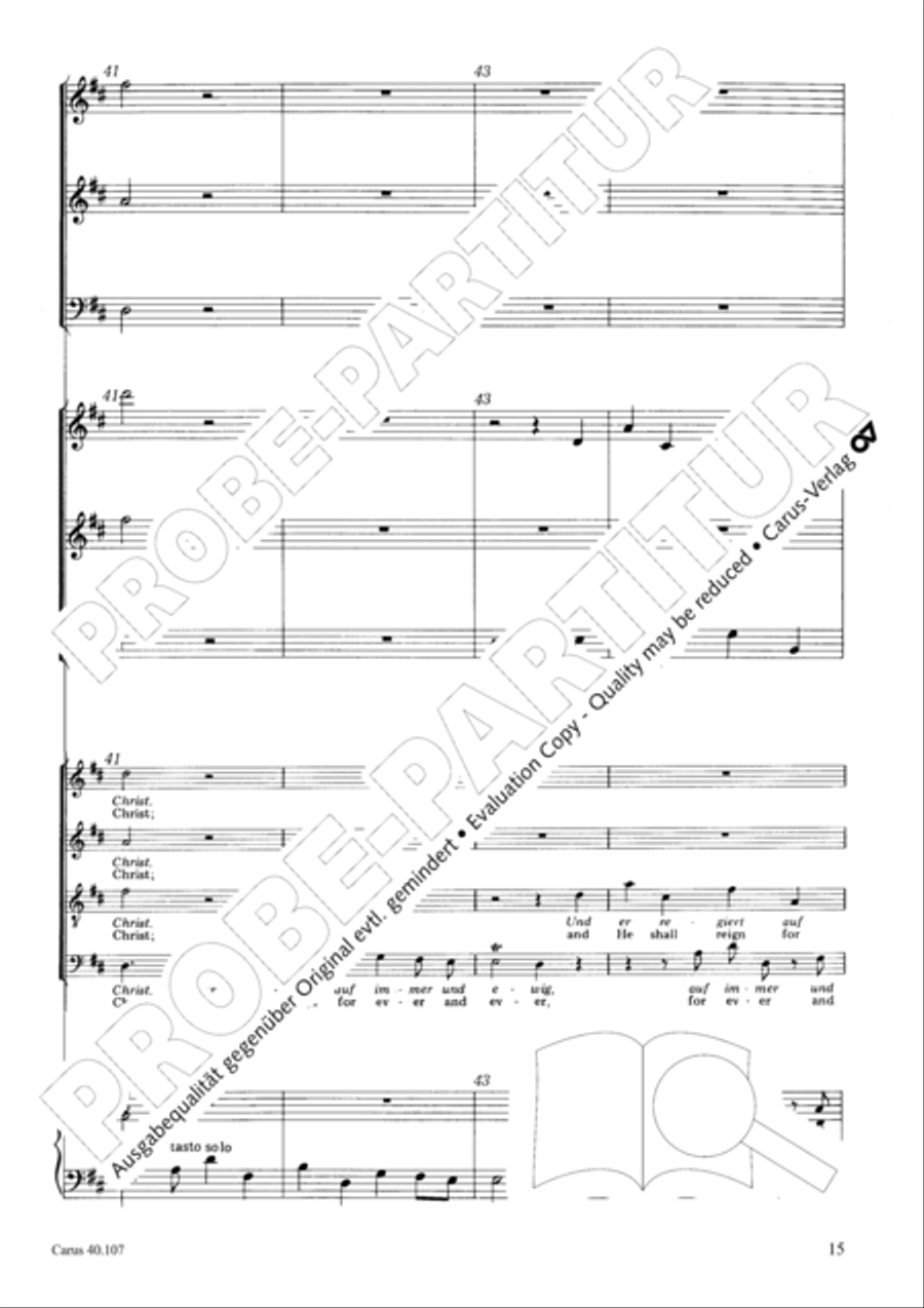 Halleluja (Jesus erschliesst uns die Schrift) 4-Part scores gallery preview page 16