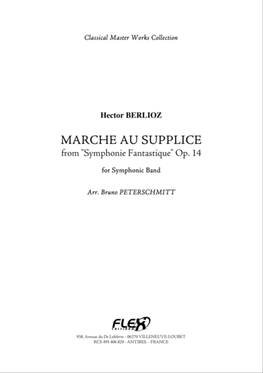 Marche au supplice 4th movement from Symphonie Fantastique Concert Band scores gallery preview page 1