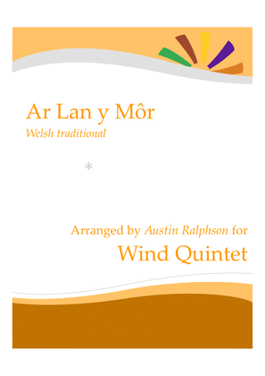 Book cover for Ar Lan y Mor (By The Sea) - wind quintet