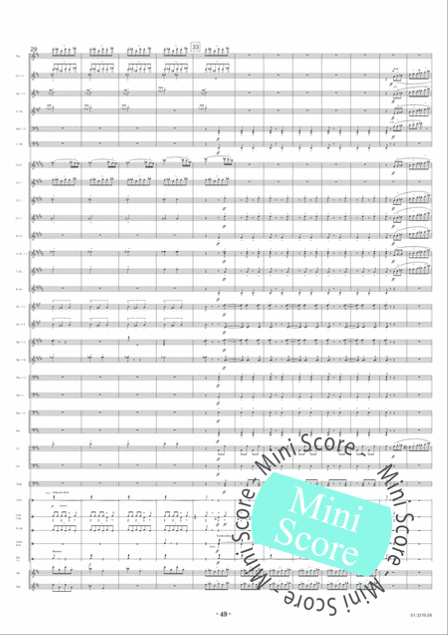 Feste Romane Concert Band scores gallery preview page 53